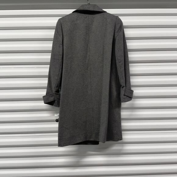 Sam Edelman Women's Wool Blend Peacoat Size 4 Gray Double Breasted Winter Coat - Picture 6 of 14